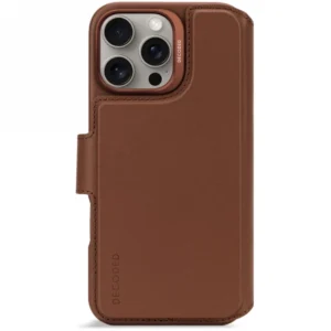 Decoded Leather Detachable Wallet MagSafe Case with Wallet for iPhone 16 Pro Max - Brown