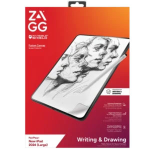 ZAGG InvisibleShield Fusion Canvas Antibacterial Protective Film Imitating Paper for iPad Air 13" 2024