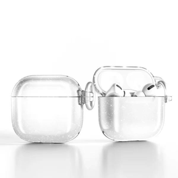 Glitter Case for AirPods 4 - Transparent