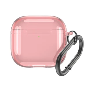 Transparent Case for Airpods 4 - Pink