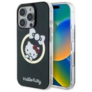 Hello Kitty IML Fun Bow Magsafe iPhone 16 Pro Case - Black