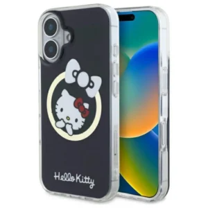 Hello Kitty IML Fun bow Magsafe iPhone 16 Case - Black