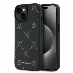 Karl Lagerfeld Magsafe Karl Head iPhone 15 Case - Black