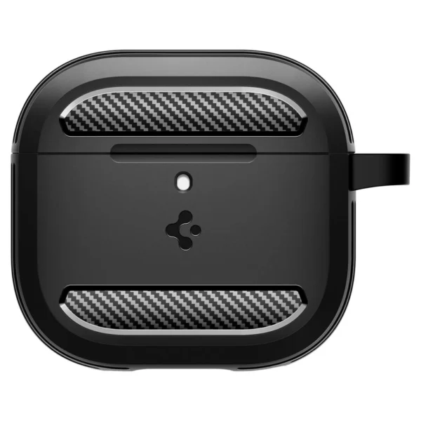 Spigen Rugged Armor Case for AirPods 4 - Black-1