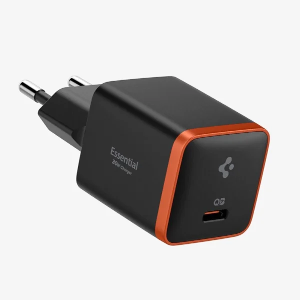 Spigen ArcStation Essential EE301EU 30W Wall Charger - Black-1