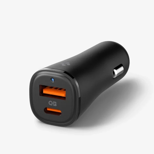 Spigen ArcStation Essential EV482 48W Car Charger - Black-1