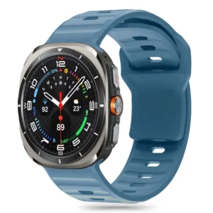 Tech-Protect Silicone Line strap for Samsung Galaxy Watch Ultra (47 mm) - blue