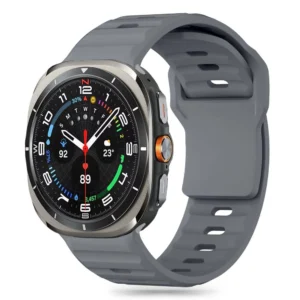 Tech-Protect Silicone Line Strap for Samsung Galaxy Watch Ultra (47mm) - Gray