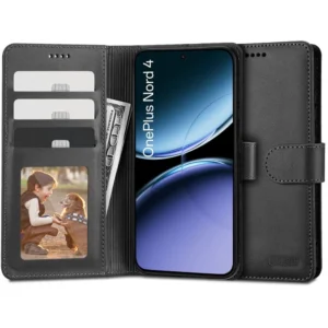 Tech-Protect Wallet case with wallet and stand function for OnePlus Nord 4 - black