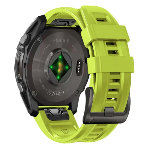 Tech-Protect Silicone strap for Garmin Fenix 5X / 5X Plus / 6X / 6X Pro / 7X / 8 (51 mm) - green-1