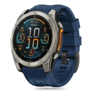 Tech-Protect Silicone Strap Garmin Fenix 5 / 6 / 6 Pro / 7 / 8 (47 mm) / E - Blue