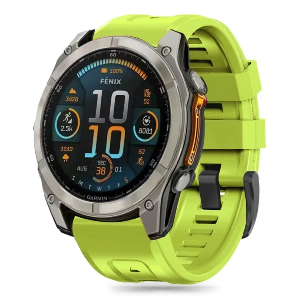 Tech-Protect Silicone Strap Garmin Fenix 5 / 6 / 6 Pro / 7 / 8 (47 mm) / E - Green