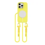 Tech-Protect MagNecklace MagSafe Case with Lanyard for iPhone 16 Pro Max - Yellow