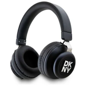 DKNY Metal Logo Bluetooth Over-Ear Headphones - Black