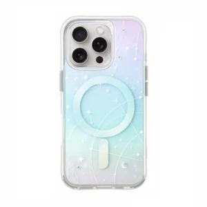 Uniq Coehl Celest Magnetic Charging Case for iPhone 16 Pro - Iridescent