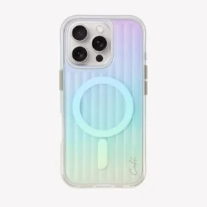 Uniq Coehl Linear Magnetic Charging Case for iPhone 16 Pro - Iridescent