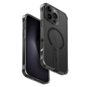 Uniq Eleva with Vertica Stand Case for iPhone 16 Pro Max - Black