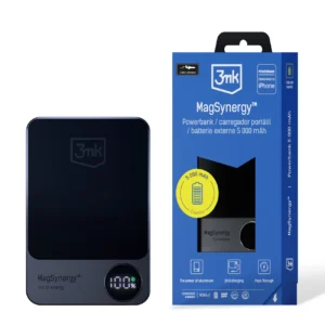 Powerbank 3mk MagSynergy with MagSafe 5000mAh 18W - black