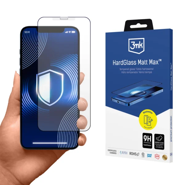 Matte tempered glass 3mk HardGlass Matt Max for Apple iPhone X/XS/11 Pro