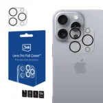 3mk Lens Pro Full Cover Camera Protector for iPhone 16 Pro / 16 Pro Max