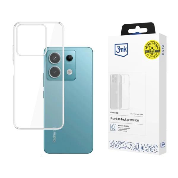 3mk Clear Case for Xiaomi Redmi Note 13 5G - transparent