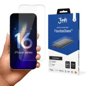 Tempered glass 3mk FlexibleGlass for iPhone 16