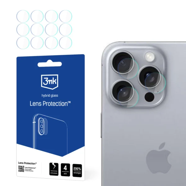 3mk Lens Protection Camera Cover for iPhone 16 Pro