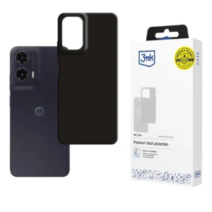 3mk Matt Case for Motorola Moto G35 5G - Black