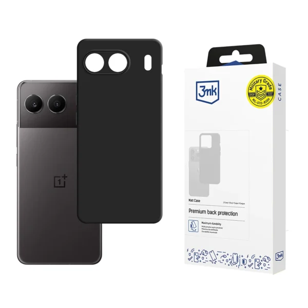 3mk Matt Case for OnePlus Nord 4 - Black