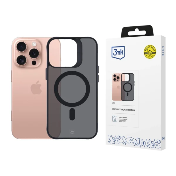 3mk Smoke MagCase case with MagSafe for iPhone 16 Pro