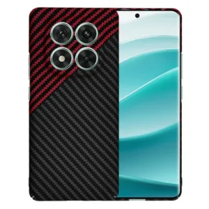 Techsuit - Carbonite FiberShell - Xiaomi Redmi Note 14 Pro - Red Vortex