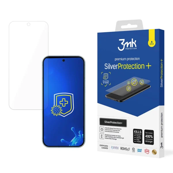 Antibacterial protective film 3mk SilverProtection+ for Google Pixel 9 / 9 Pro