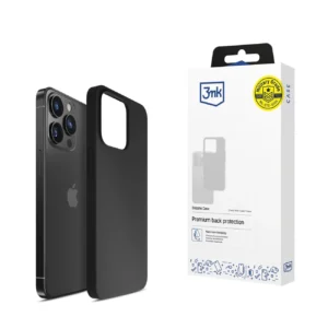 3mk Silicone Case for iPhone 16 Pro Max - Black