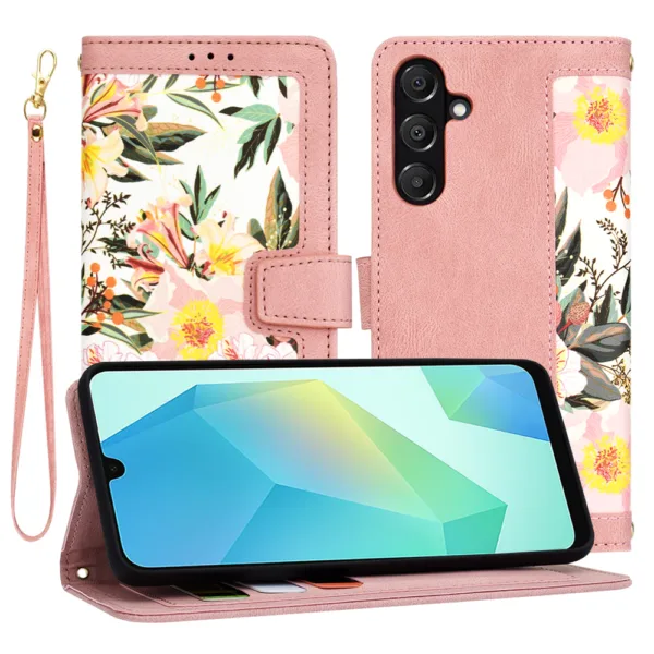 Techsuit - FlipCraft - Samsung Galaxy A16 4G / A16 5G - Sweetheart Pink