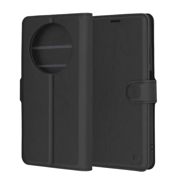 Techsuit - Leather Folio - Oppo Reno12 F 4G / Reno12 F 5G / Reno12 FS - Black