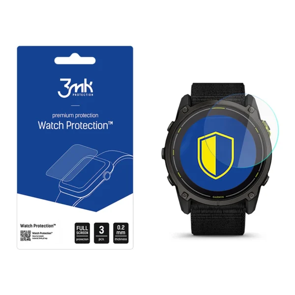 Hybrid Glass 3mk Watch Protection FlexibleGlass for Garmin Enduro 3