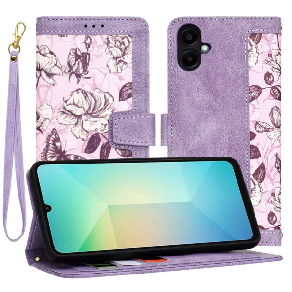 Techsuit - FlipCraft - Samsung Galaxy A06 - Mysterious Purple