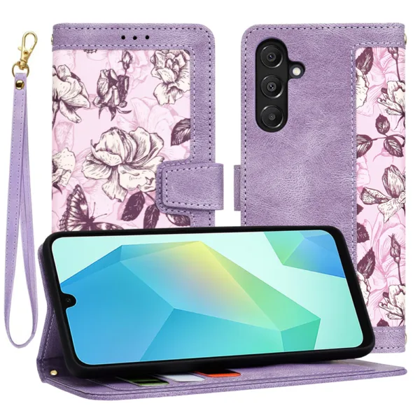 Techsuit - FlipCraft - Samsung Galaxy A16 4G / A16 5G - Mysterious Purple