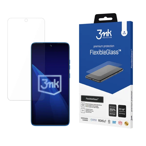 Tempered glass 3mk FlexibleGlass for Motorola Edge 50 Neo