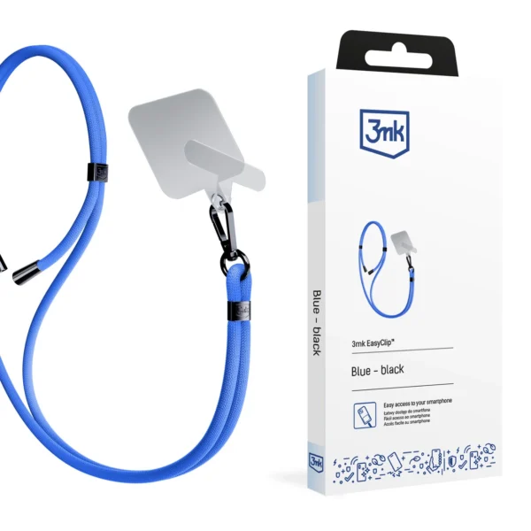 Smartphone Lanyard 3mk EasyClip - Blue