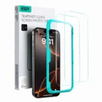 ESR Tempered Glass 2-PACK for iPhone 16 - transparent