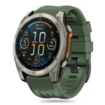 Tech-Protect Silicone Strap for Garmin Fenix 5S / 5S PLUS / 6S / 6S Pro / 7S / 8 (43MM) - Green