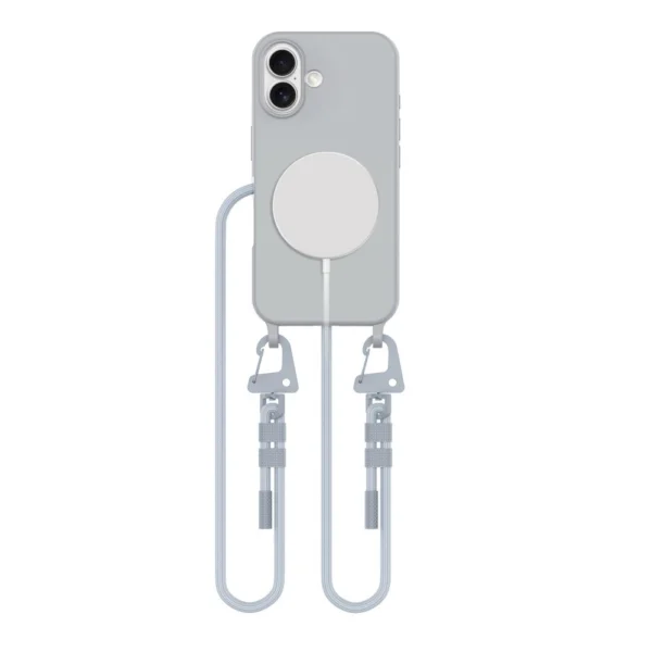 Tech-Protect MagNecklace MagSafe iPhone 16 Case - Gray