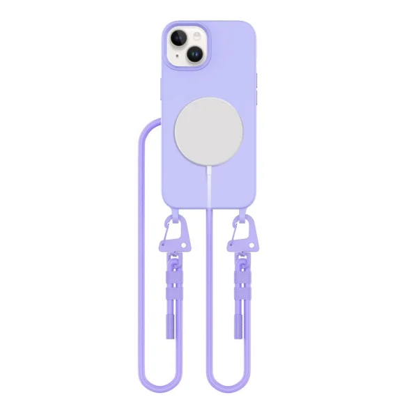 Tech-Protect MagNecklace MagSafe iPhone 15 Case - Lavender