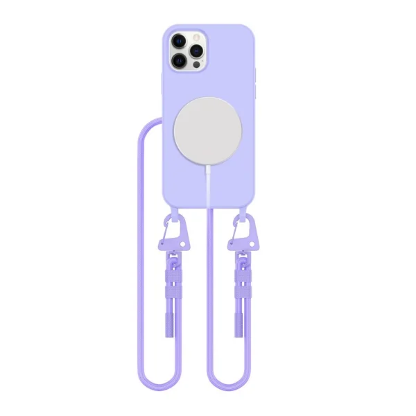 Tech-Protect MagNecklace MagSafe Case for iPhone 12 / 12 Pro - Lavender