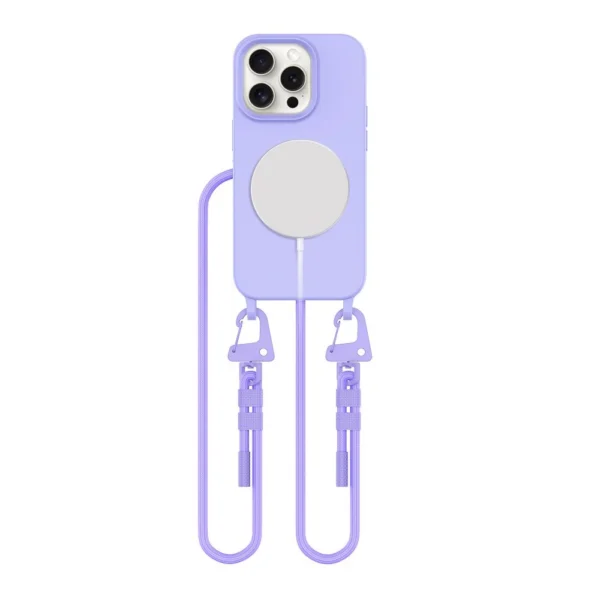 Tech-Protect MagNecklace MagSafe iPhone 15 Pro Case - Lavender