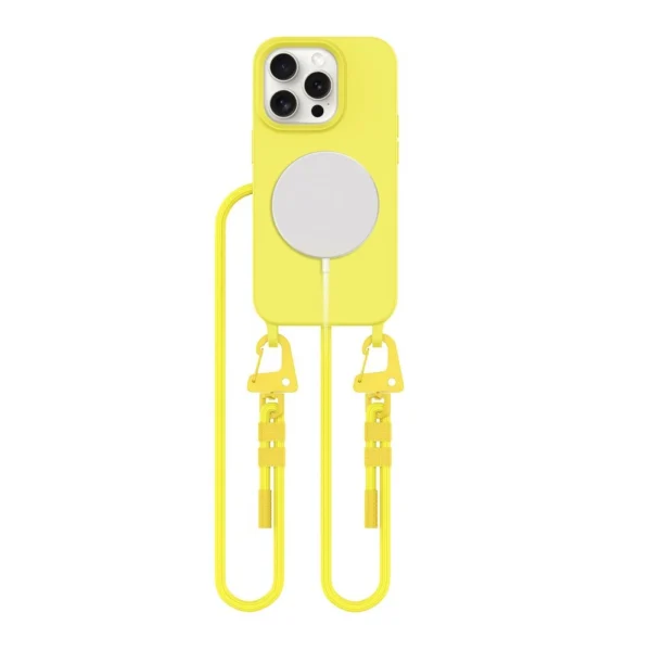 Tech-Protect MagNecklace MagSafe iPhone 15 Pro Case - Yellow