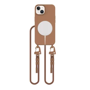 Tech-Protect MagNecklace MagSafe iPhone 15 Case - Brown