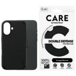 CARE by PanzerGlass Feature Double Defense Case for iPhone 16 - Black