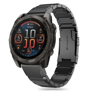 Tech-Protect SteelBand Garmin Fenix 5X / 5X PLUS / 6X / 6X Pro / 7X / 8 Strap (51 MM) - Black